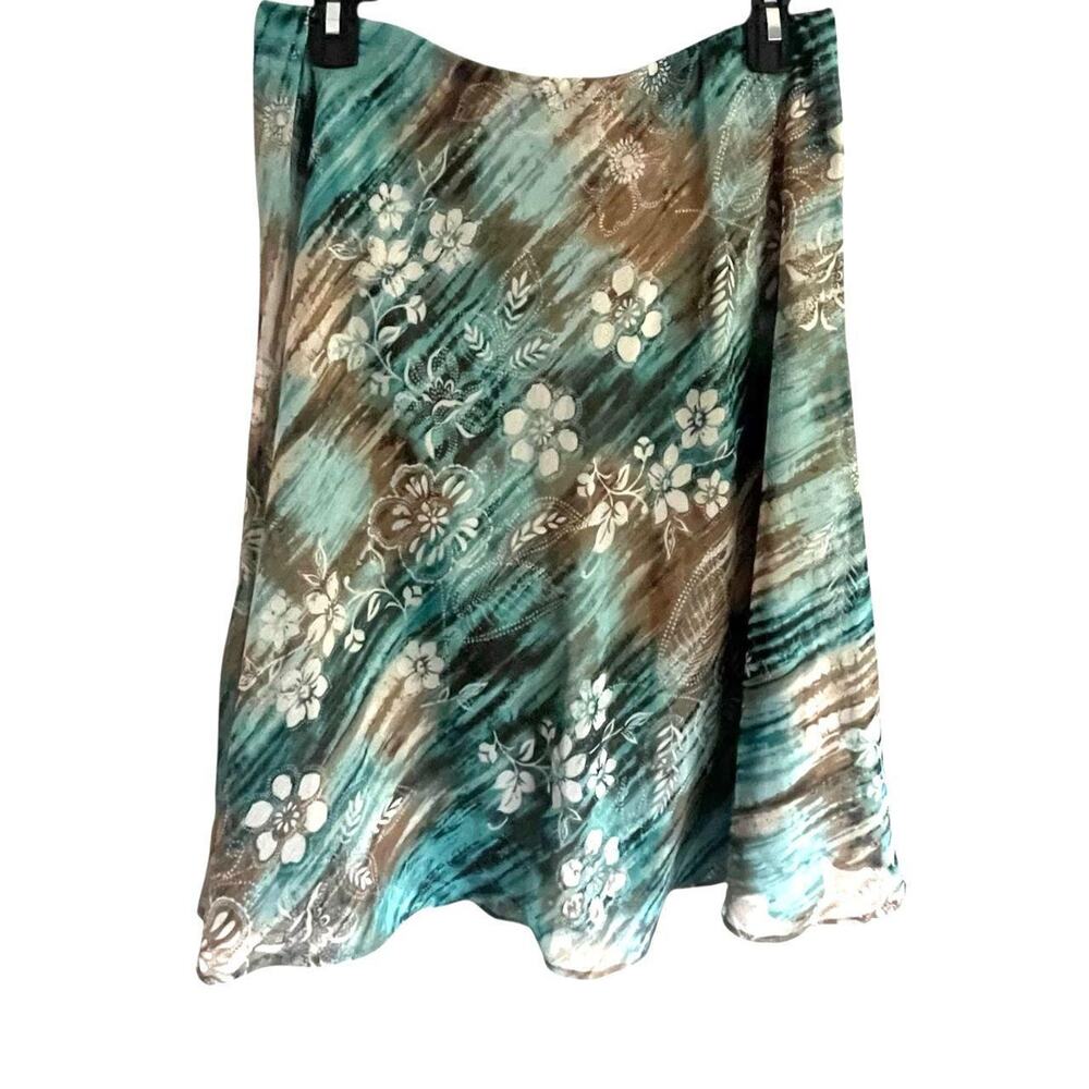 Covington Petite Floral Stretch Skirt: Y2K, Modern